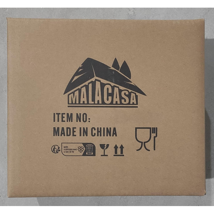 Серія FLORA, набір мисок для порцелянових кремових пластівців з 6 предметів, миска для рису 450 мл, десертна миска для закусок для