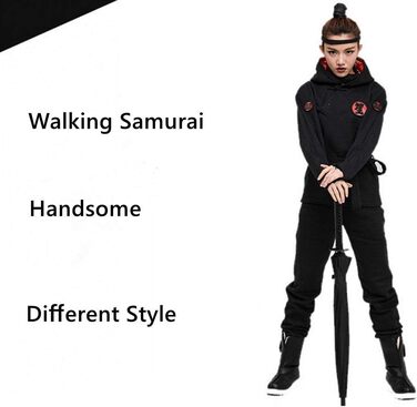 Парасолька Moontay Велика парасолька катана Самурайська парасолька з мечем Stormproof з довгою ручкою на 24 ребра