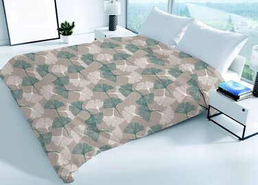 Покривало BIANCHERIAWEB на весну, літо, 100 бавовна, дизайн Папороть Гінко Ботаніко