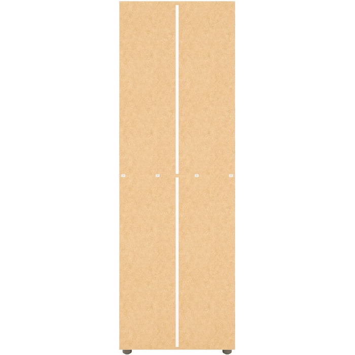 Багатофункціональна шафа KOMTO шириною 60 см - Біла шафа, гардеробна з 1 шухлядою, висока шафа, офісна шафа, книжкова шафа з 4 дверима Порто 180 x 34 x 60 см Білий Порто 180 см