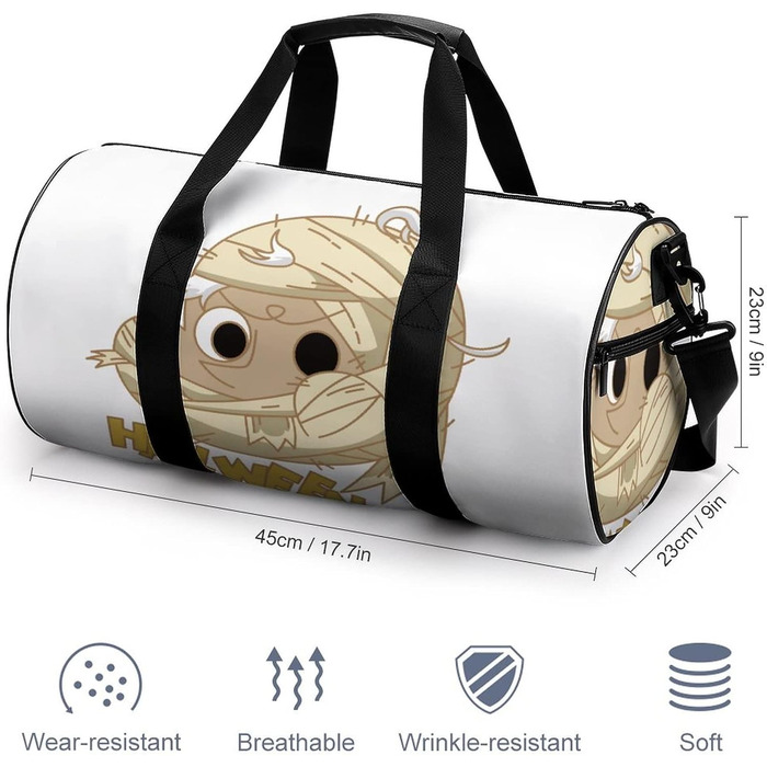 Яскраво-жовта дорожня сумка-мішок з мультяшним малюнком, спортивна сумка для мами та тата, унісекс