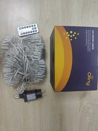 Казкові вогні на відкритому повітрі 80M 800LED, потужність казкових вогнів 8 режимів з таймером дистанційного керування, казкові в