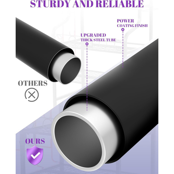 Полиця для килимка для йоги, Органайзер для килимка для йоги з гантелей, пінопластового валика, гир та блоку для йоги, Полиця для зберігання вдома та в спортзалі, Полиця для спортивного обладнання, Чорний