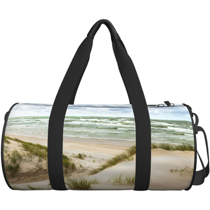 Дорожня сумка-циліндр з тропічним пальмовим принтом, спортивна сумка для чоловіків та жінок, сумка-мішок, спортивна сумка