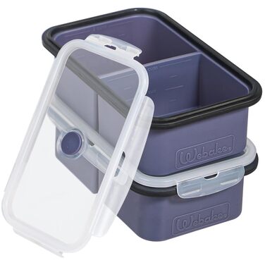 Контейнери для заморожування супів webake Силіконовий лоток для заморожування 500 мл 2 шт. з кришкою Контейнер для заморожування харчових продуктів Контейнер для зберігання надзвичайно великий лоток для кубиків льоду для супу, бульйону, соусу, кубиків льо