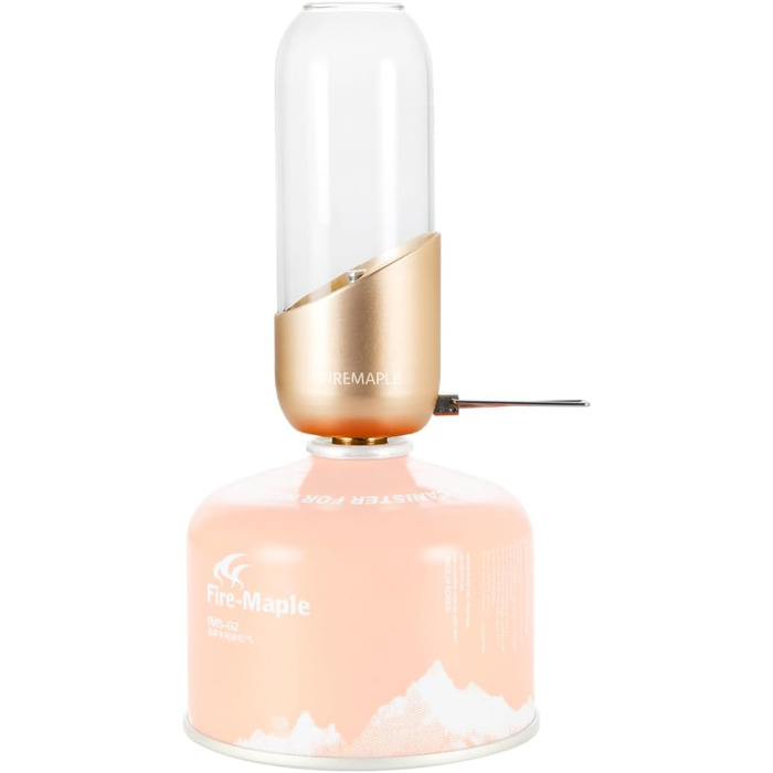 Газовий ліхтар для кемпінгу Fire-Maple, скляний, сталевий, алюмінієвий, пропановий або ізобутановий, регульована яскравість, кемпінговий ліхтар, не потрібен пальто, туристичне спорядження, необхідне для надзвичайних ситуацій, помаранчевий