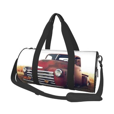 Універсальна дорожня сумка, спортивна сумка для чоловіків та жінок, червоний вантажний автомобіль, мішок для подорожей, спортивна сумка