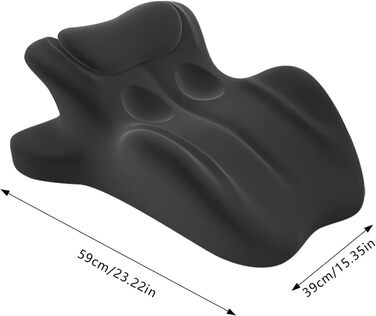 Подушка Sweet Spot, кут 27 градусів, ідеальне положення, подушка для пари, покращує враження, клиноподібна подушка Sweet Love Nest Spark, піна з ефектом пам&39яті, ергономічна підтримка постави для всіх, сірий