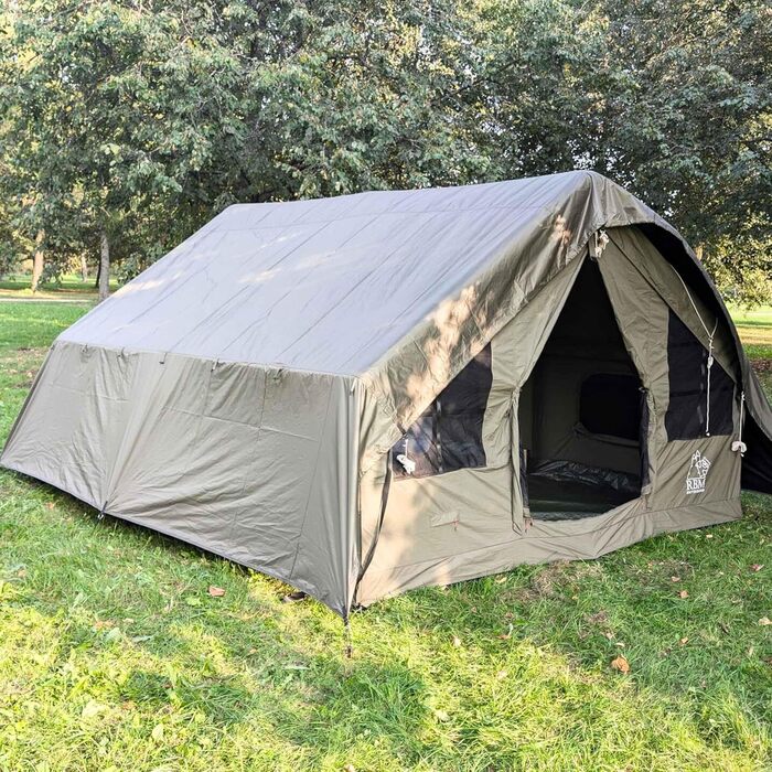 Намет надувний 6-місний RBM Outdoors Panda – 4-сезонний, водостійкий, із клапаном для печі, кахі