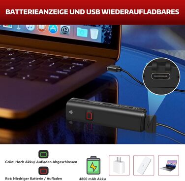 Комплект велосипедних ліхтарів, схвалений StVZO, з USB-акумулятором, світлодіодним велосипедним ліхтарем, велосипедним ліхтарем, комплектом велосипедного освітлення, ВКЛЮЧАЄ передні та задні ліхтарі, велосипедні ліхтарі для дітей та дорослих, 4. Тільки пе