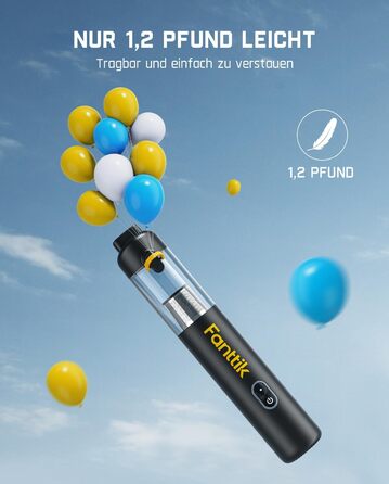 Акумуляторний автомобільний пилосос Fanttik Slim V8 Mate з високою потужністю, 12000 Па/30 Вт, портативний пилосос RobustClean з г