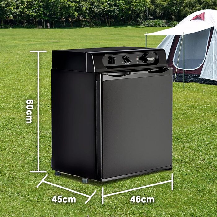 Холодильник для будинку на колесах, газовий холодильник кемпінговий, холодильник 12В 230В газовий для каравану, будинку на колесах