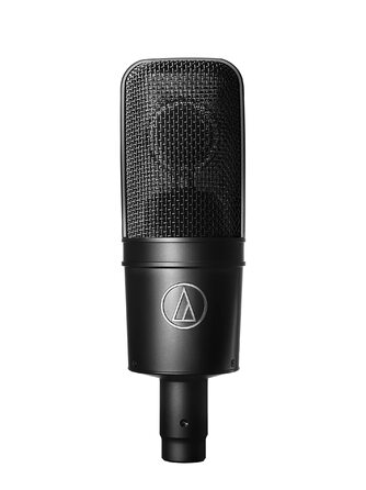 Студійний конденсаторний мікрофон Audio-Technica AT4040 з великою діафрагмою та тримачем-павуком, чорний
