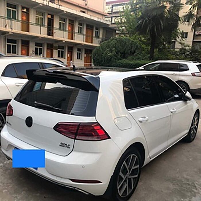 Заднє спойлерне крило з ABS для VW Golf 7 2014 2015 2016 2017 2018 MK7 7/7.5 GTI/R/rline, Багажник Дах Спойлер Стійкість автомобіля Заднє оздоблення