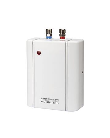 Проточний водонагрівач Thermoflow Elex 3,5 кВт 230 В невеликий безгерметичний радіатор гаряча вода до 25 C підключення G 3/8&39 2 л/хв