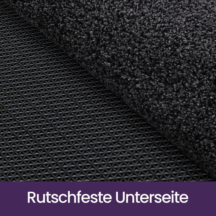 Килимок для дверей DEXI для приміщень 60 x 90 см, нековзний килимок для вловлювання бруду, килимок для дверей, який можна прати в пральній машині, абсорбуючий вхідний килимок, килимок для очищення, вхідний килимок для собак, вхідні двері та коридор, чорно