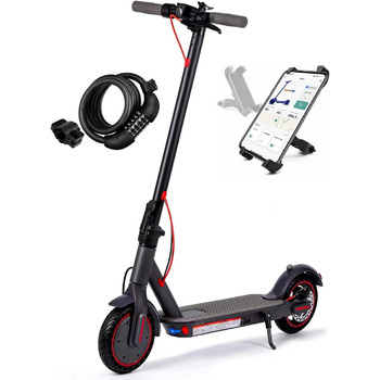 Дюймовий електросамокат з функцією додатку, з тримачем для мобільного телефону та протиугінним пристроєм Складаний електросамокат,
