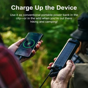 Світлодіодний сонячний кемпінговий ліхтар, магнітний акумуляторний кемпінговий ліхтар ZOVCAL, два світлодіодні ліхтарі ємністю 6000 мАг, зовнішні електричні ліхтарі, водонепроникний/захищений від падінь IP66, аварійне обладнання, готовність до відключення