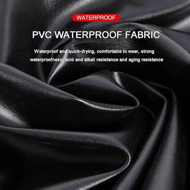 Чоловічі вейдерси HoldOneLight оверсайз, ПВХ, водонепроникні, мисливські, з поясом для ніг, дихаючі, легкі, розмір 44 EU XXL, великі розміри, чорні