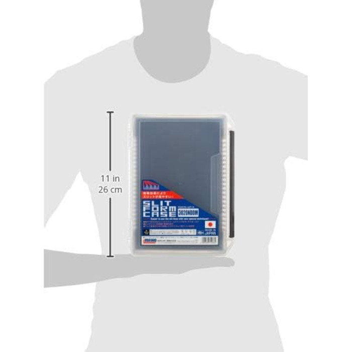 Чохол Meiho Slit Form SC-3020 NDDM 25.5x19x6 см - Коробка для блешні та блеснок, Коробка для блесень, Коробка для блешні, Рибальська коробка для блешні