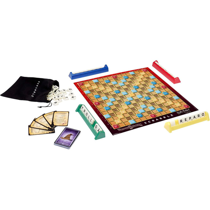 Скрабл Гаррі Поттер в німецькомовній версії, настільна гра, сімейні ігри від 10 років Німеччина Різнокольорові, 29 -