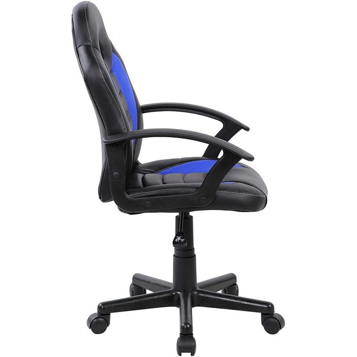Ергономічне ігрове крісло, обертове ігрове крісло, дихаюче, крісло з гойдалкою, регульована висота, чорно-синє 912-blue