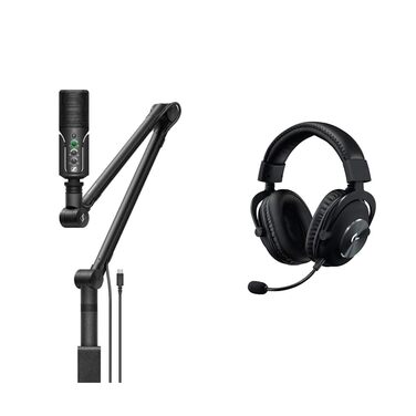 Набір для стрімінгу Sennheiser Profile з USB-мікрофоном та ігровою гарнітурою Logitech G PRO X з мікрофоном Blue VOCE