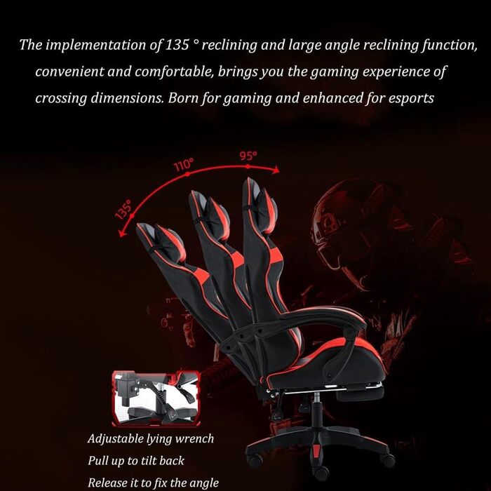 Ігрове крісло, крісло для кіберспорту, комп&39ютерне крісло, крісло для домашнього офісу, ігрове крісло, крісло для інтернет-кафе, спортивне крісло-ліфт