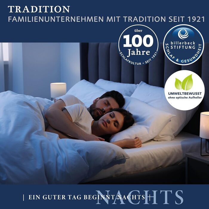 Подушка для шиї Billerbeck Belair - розмір подушки для шиї приблизно 40 x 80 см - подушка з латексом VITA TALALAY - оптимальна підтримка шиї - регульована висота