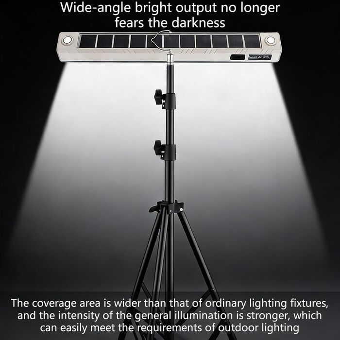 Акумуляторний сонячний світлодіодний ліхтарик для кемпінгу на відкритому повітрі для надзвичайних ситуацій та роботи, міцний, водонепроникний, для використання в наметі, зелений