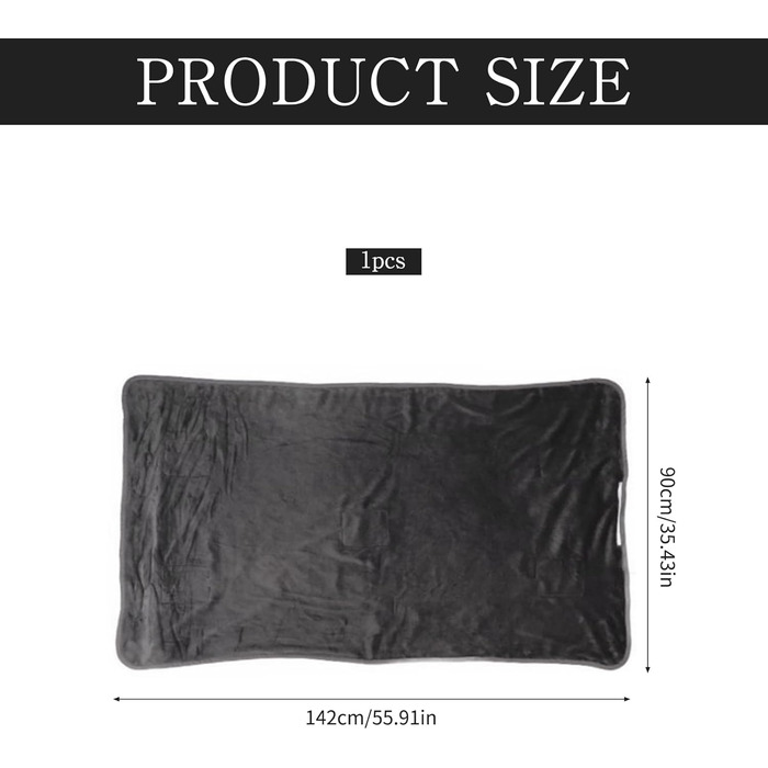 Підігріта ковдра, підігріта шаль, електрична підігріта накидка, підігріта ковдра з USB, 3 регульовані температури, підігріта ковдра для кемпінгу з USB, електрична підігріта ковдра, можна прати в пральній машині, для дому та офісу