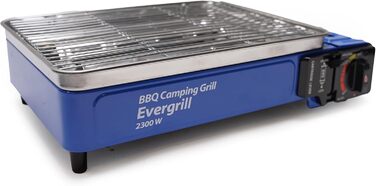 Кемпінговий гриль Evergrill на бутані - Включає 16 газових картриджів - Газовий гриль - Кемпінгова плита - Настільний гриль - Аварійний комплект
