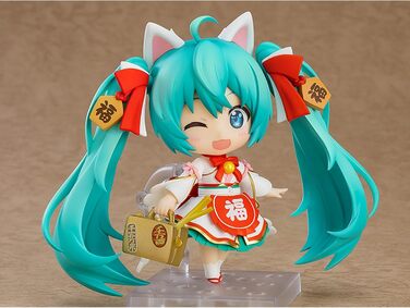 Колекційна фігурка Nendoroid Hatsune Miku Maneki Miku Ver. (Character Vocal Series 01), 10 см
