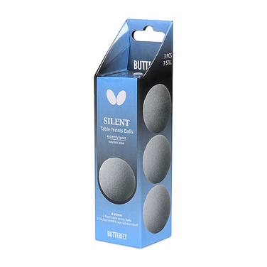 М'ячі для настільного тенісу Butterfly Silent Balls 3 шт (7252550540)