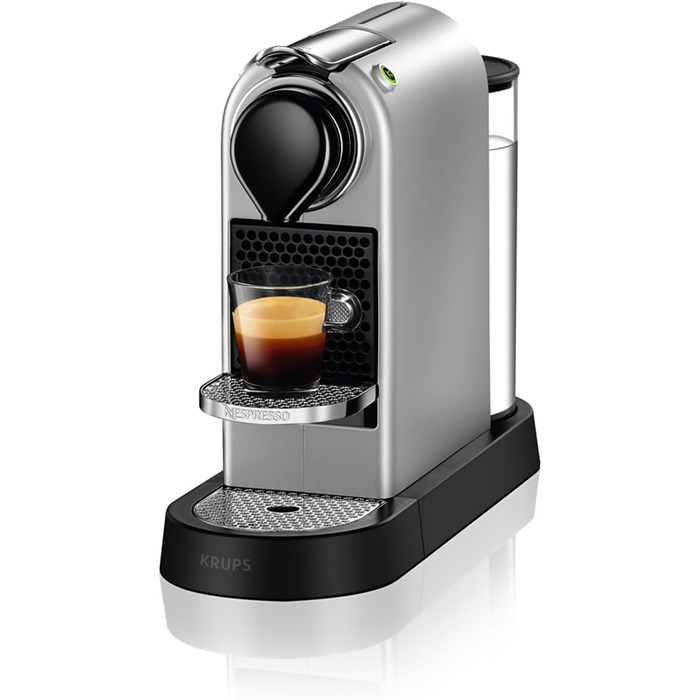 Кавоварка Krups Nespresso XN741B Окремо стояча еспресо-машина Автоматичне відключення 1-літровий бак для води 1260 Вт Срібло Сітіз