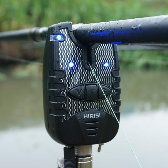 Індикатор клювання та світлодіодний комплект свінгерів, сині світлодіодні індикатори сигналізації про риболовлю, синій та червоний