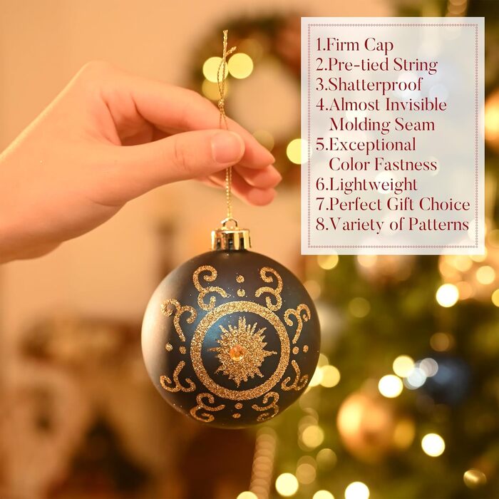 Ялинкові прикраси набір з 16 шт Valery Madelyn