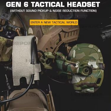 Тактична комунікаційна гарнітура TS TAC-SKY (без шумозаглушення), перемикання лівого та правого мікрофонів, силіконові амбушури (HD-14-A-BLK)