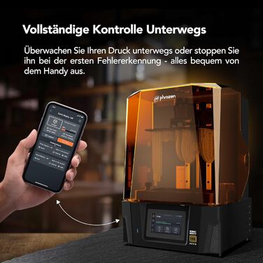 Принтер Phrozen Sonic Mighty Revo Resin 10,1-дюймовий монохромний РК-екран 14K з роздільною здатністю 16,8x24,8 мкм Розмір друку 2