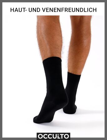 Чоловічі шкарпетки Occulto зі 100 бавовни, 10-20 пар (модель Ingo), розмір 43-46, 10 пар Чорний