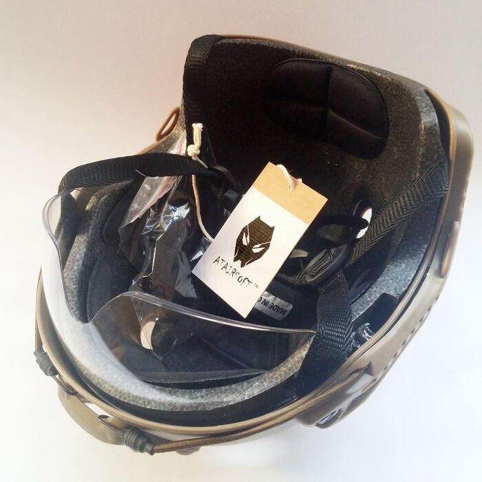 Страйкбольний шолом тактичний SWAT армійський шолом військового стилю PJ типу швидкий бойовий з окулярами страйкбольне обладнання маска для CQB стрільба страйкбольний пейнтбол чорний