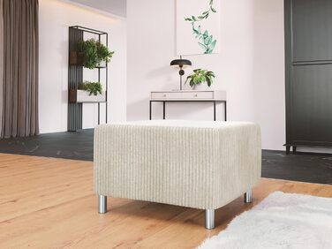 Сучасний м&39який табурет Dover Cord, сидіння, табурет, лава, пуф, вибір кольору (Poso 100), 24