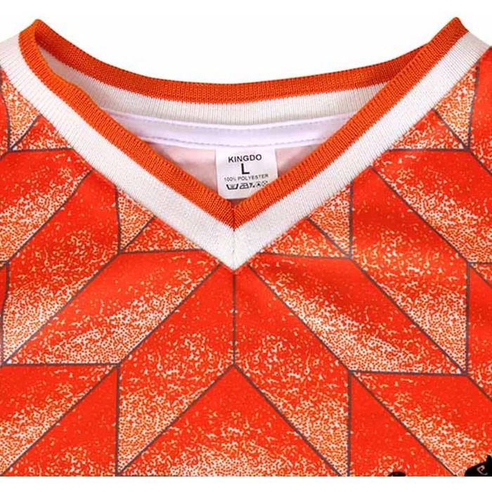 Футбольна майка EK 88 Gullit - Нідерланди - Помаранчева - Діти та дорослі - Хлопчики - Чоловіки - Спортивний одяг - Подарунки - Спортивні футболки - Спортивний одяг M