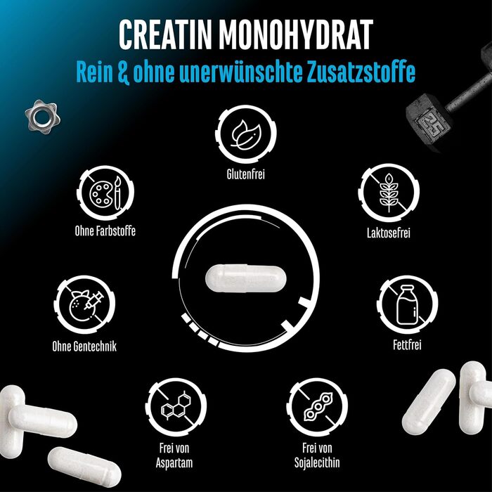 Капсули креатину Creatine Ultra – 420 шт. (1250 мг креатину моногідрату в кожній)