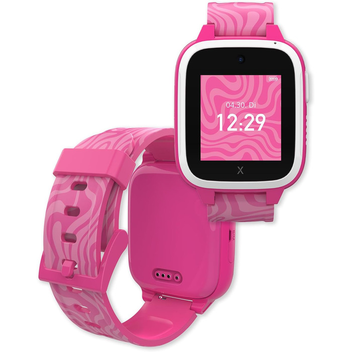Водонепроникний дитячий годинник-телефон - 4G, дзвінки, повідомлення, шкільний режим, функція SOS, GPS, камера та крокомір - 2 роки гарантії (РОЖЕВИЙ) РОЖЕВИЙ XGO 3, 3 -