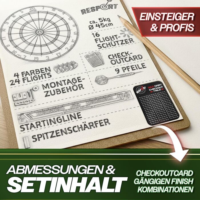 Набір сизалевих дротиків преміум-класу XXL з 9 професійними дротиками 24 професійними стрілками аксесуарами Сталева мішень для дротиків, включаючи монтажний комплект Сталева мішень для дротиків з металевими наконечниками та стартовою лінією