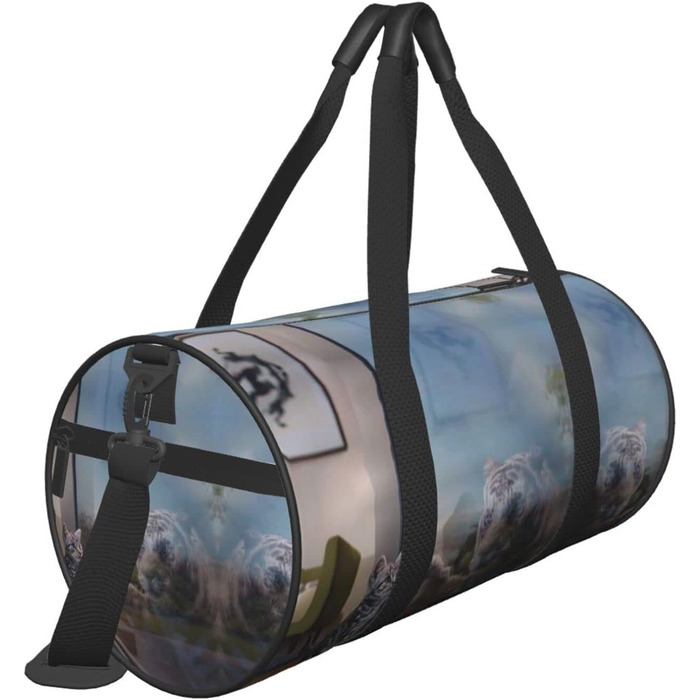 Дорожня сумка з принтом котів та тигрів, спортивна сумка для чоловіків та жінок, сумка-мішок, спортивна торба