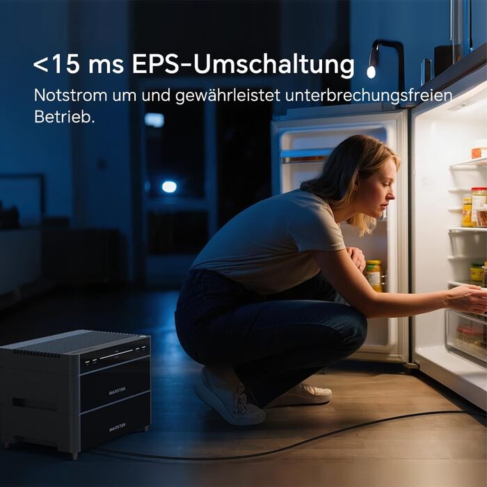 Сонячна балконна електростанція Marstek Venus A з накопичувачем/інвертором/лічильником, 0 ПДВ, сонячний акумулятор LiFePO4 ємністю 2120 Втгод, 4 MPPT-термінали на вході 2,4 кВт та на виході 1,2 кВт, 6000 циклів зарядки, керування через додаток, IP65, 2120