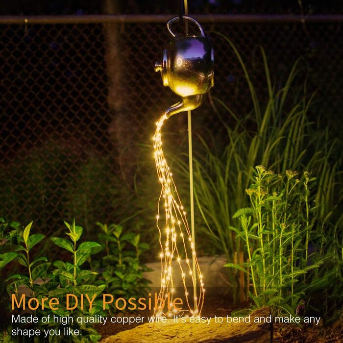 Світлодіодна батарея казкових вогнів 4 шт. и, казкові вогні для приміщення, 5м 50 шт. Мікро світлодіодні казкові вогні дріт критий