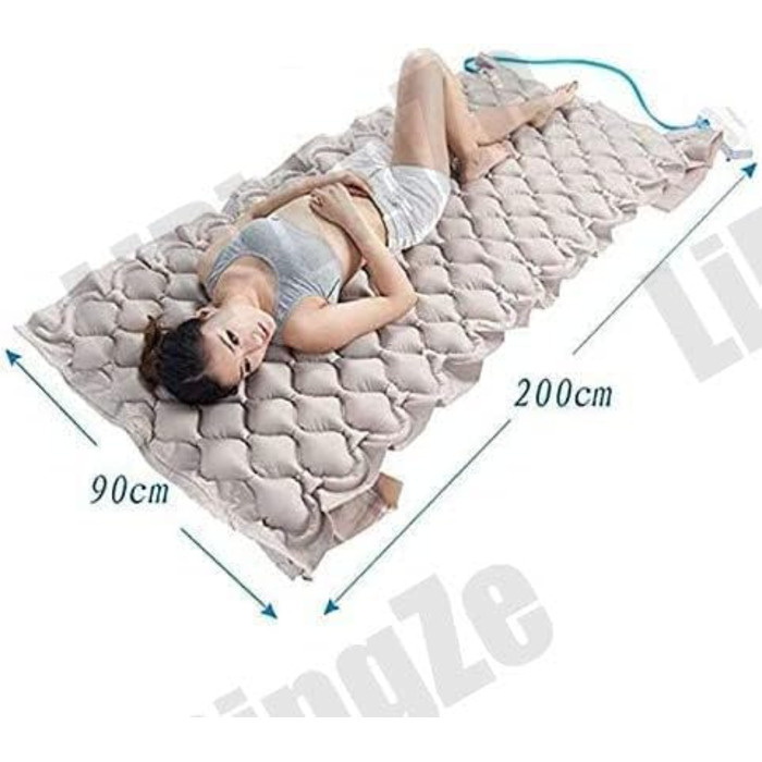 Протипролежневий надувний матрац, лікарняний замінник матраца з низькими втратами повітря для медичних покривал при пролежнях та ранах, система насоса зі змінним тиском